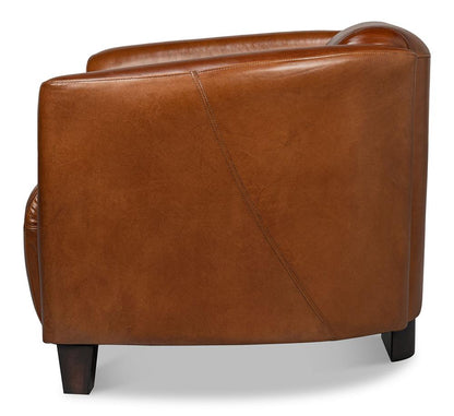 Sarreid Ltd - Mandy Arm Chair - Brown - 29760 veiw 3