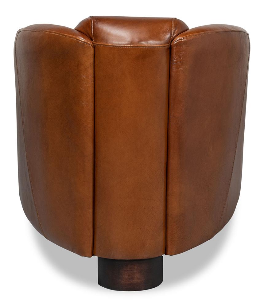 Sarreid Ltd - Mandy Arm Chair - Brown - 29760 veiw 4