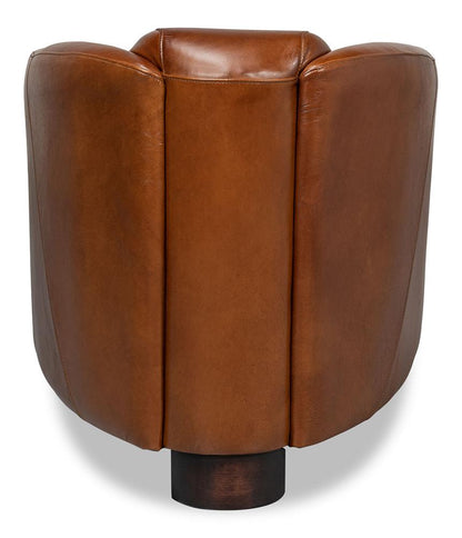 Sarreid Ltd - Mandy Arm Chair - Brown - 29760 veiw 4