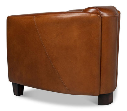 Sarreid Ltd - Mandy Arm Chair - Brown - 29760 veiw 5