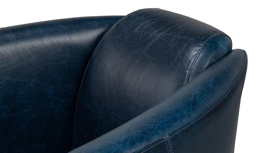 Sarreid Ltd - Mandy Arm Chair, Chateau Blue - 54127 veiw 6