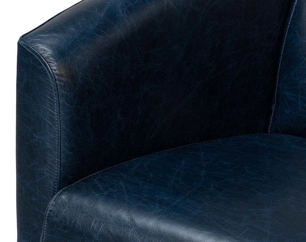 Sarreid Ltd - Mandy Arm Chair, Chateau Blue - 54127 veiw 10
