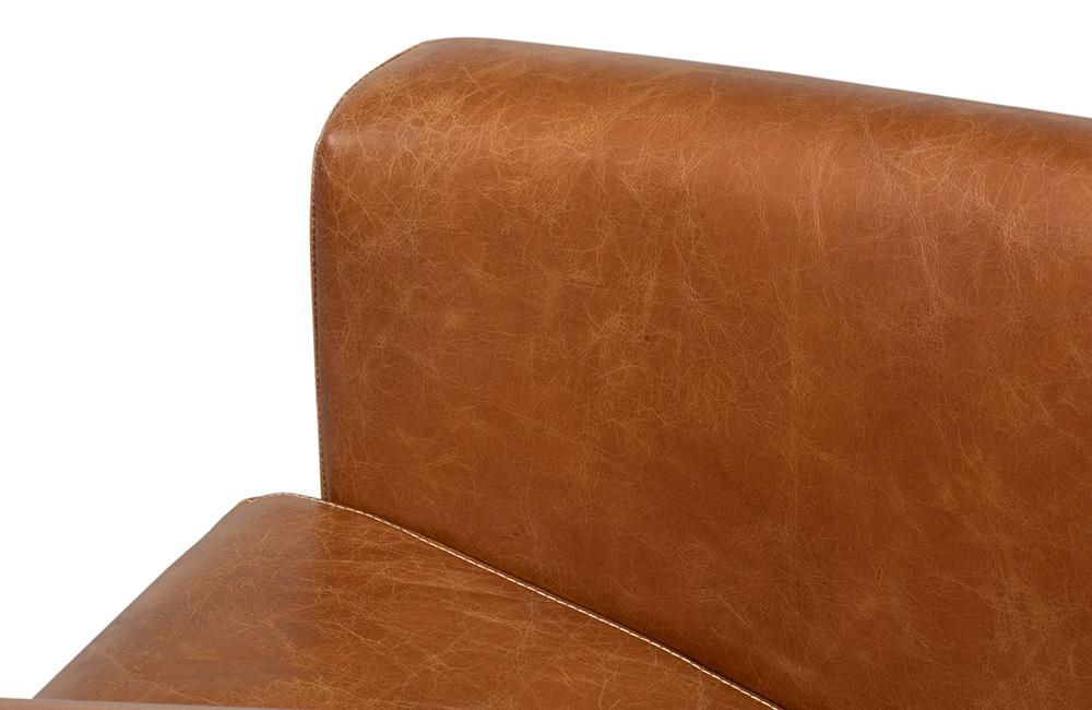 Sarreid Ltd - Mandy Arm Chair, Cuba Brown - 54126 veiw 11