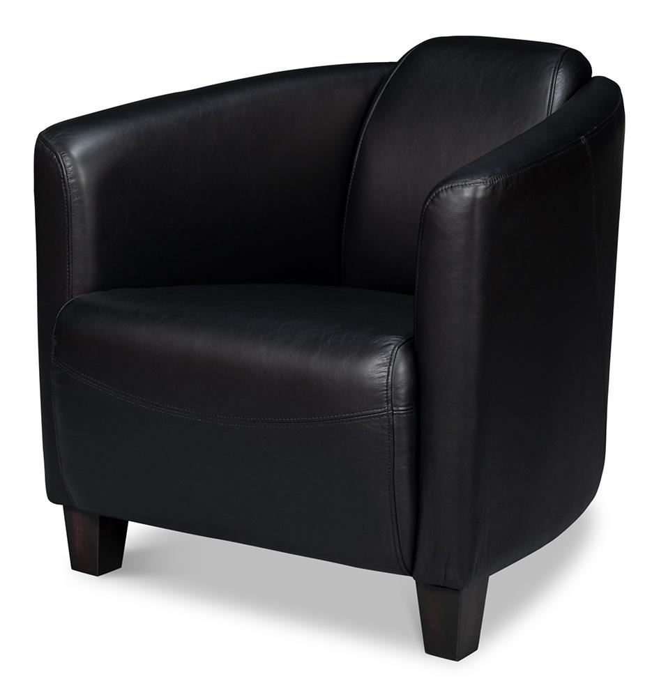 Sarreid Ltd - Mandy Arm Chair, Onyx Black - 54125 veiw 1