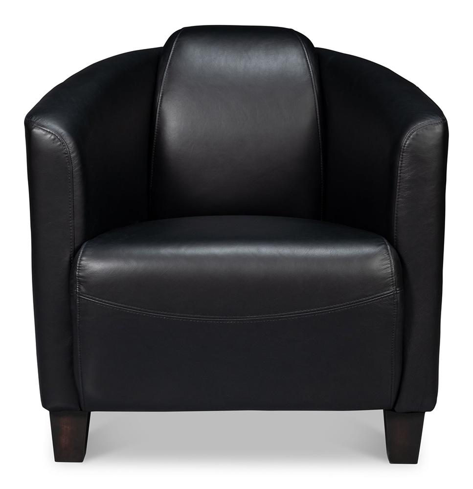 Sarreid Ltd - Mandy Arm Chair, Onyx Black - 54125 veiw 2