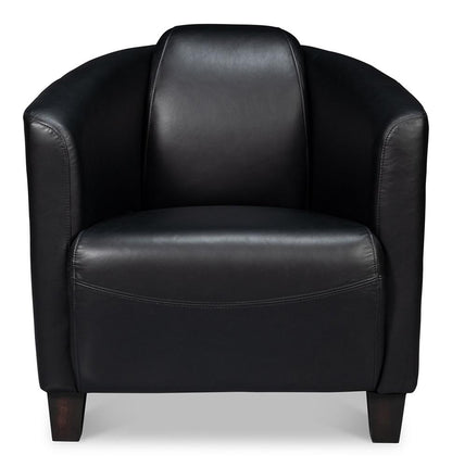 Sarreid Ltd - Mandy Arm Chair, Onyx Black - 54125 veiw 2