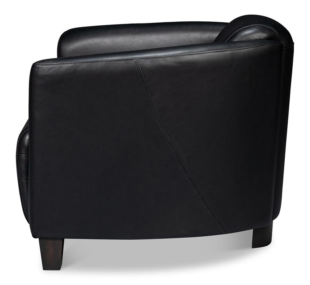 Sarreid Ltd - Mandy Arm Chair, Onyx Black - 54125 veiw 3