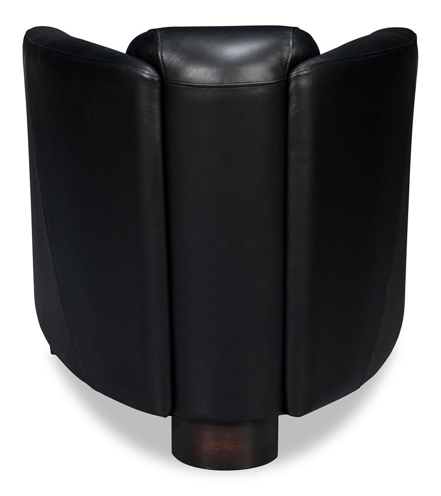 Sarreid Ltd - Mandy Arm Chair, Onyx Black - 54125 veiw 4