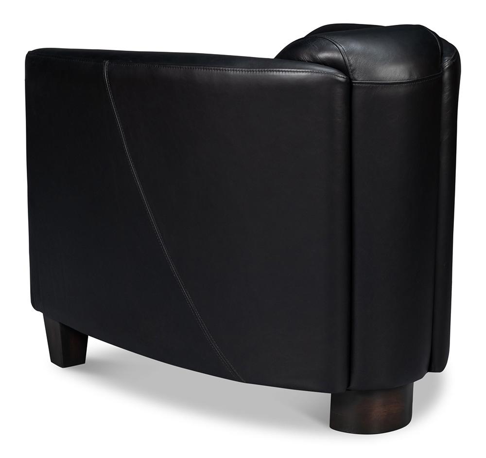 Sarreid Ltd - Mandy Arm Chair, Onyx Black - 54125 veiw 5