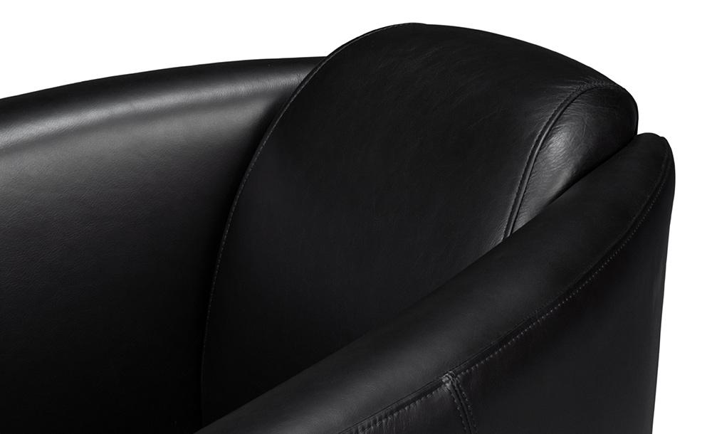 Sarreid Ltd - Mandy Arm Chair, Onyx Black - 54125 veiw 10
