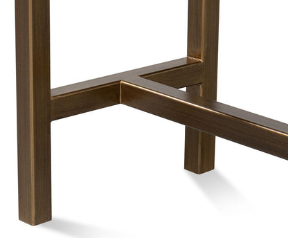Sarreid Ltd - Gideon Shagreen Console, Watercress - 54005-3 veiw 11