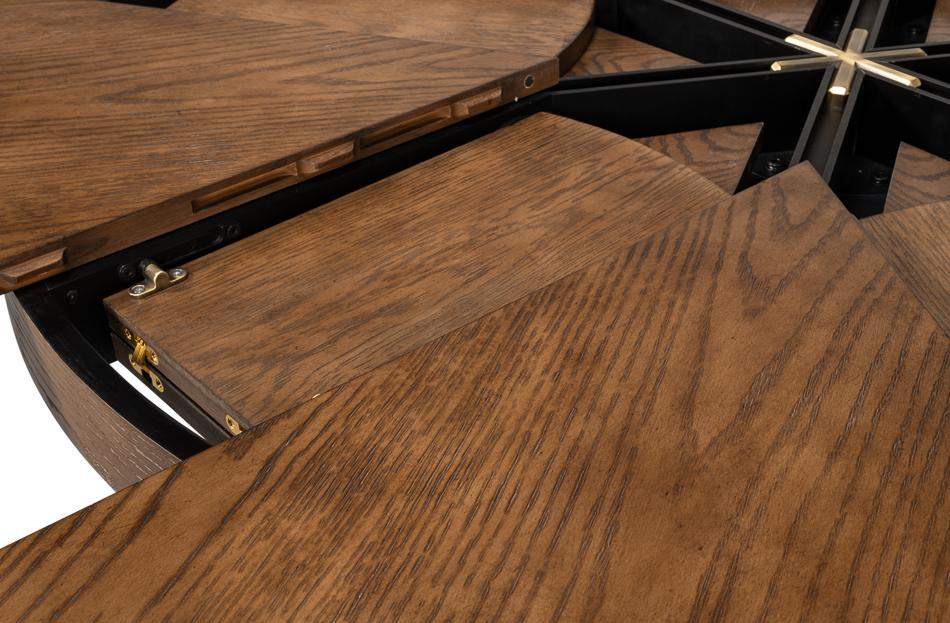 Sarreid Ltd - Tower Jupe Dining Table, Med,Light Mink - 54220-LM veiw 3