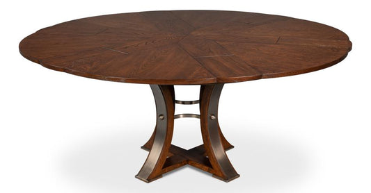 Sarreid Ltd - Tower Jupe Dining Table, Med,Palladio - 54220-PD veiw 1