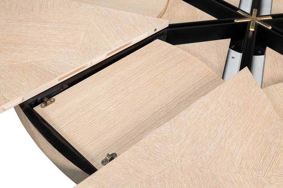 Sarreid Ltd - Giselle Jupe Table,Large,Bleached Oak - 54215-BO veiw 3