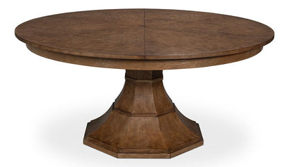 Sarreid Ltd - Giselle Jupe Dining Table, Lg, Lt Mink - 54215-LM veiw 1