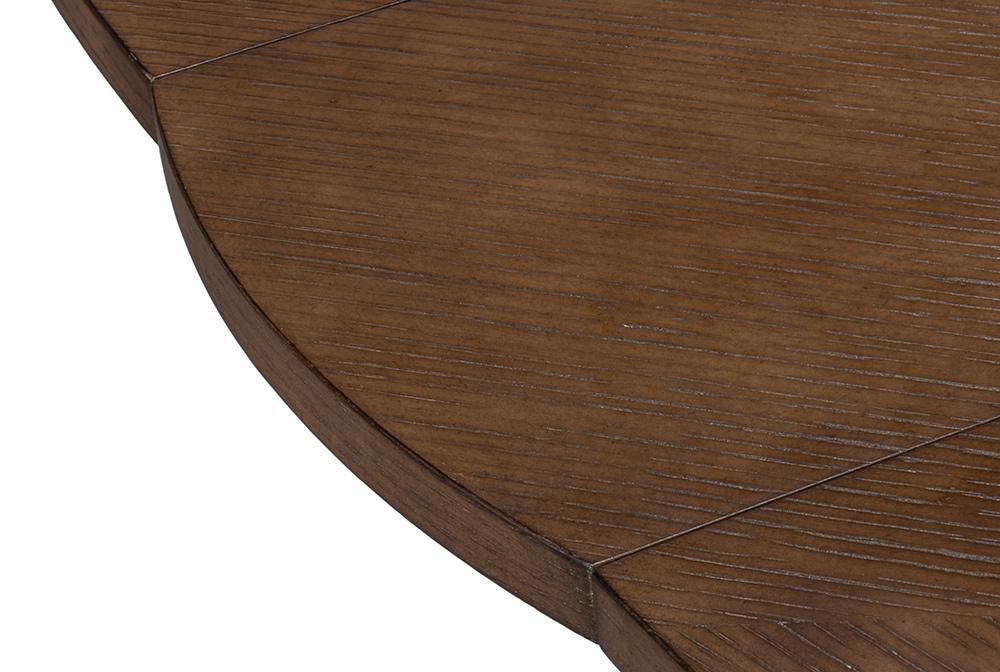 Sarreid Ltd - Giselle Jupe Dining Table, Lg, Lt Mink - 54215-LM veiw 6