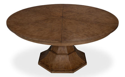 Sarreid Ltd - Giselle Jupe Dining Table, Lg, Lt Mink - 54215-LM veiw 7