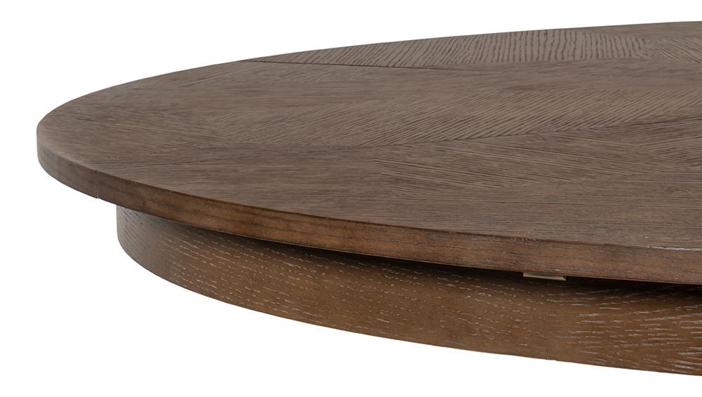 Sarreid Ltd - Giselle Jupe Dining Table, Lg, Lt Mink - 54215-LM veiw 11
