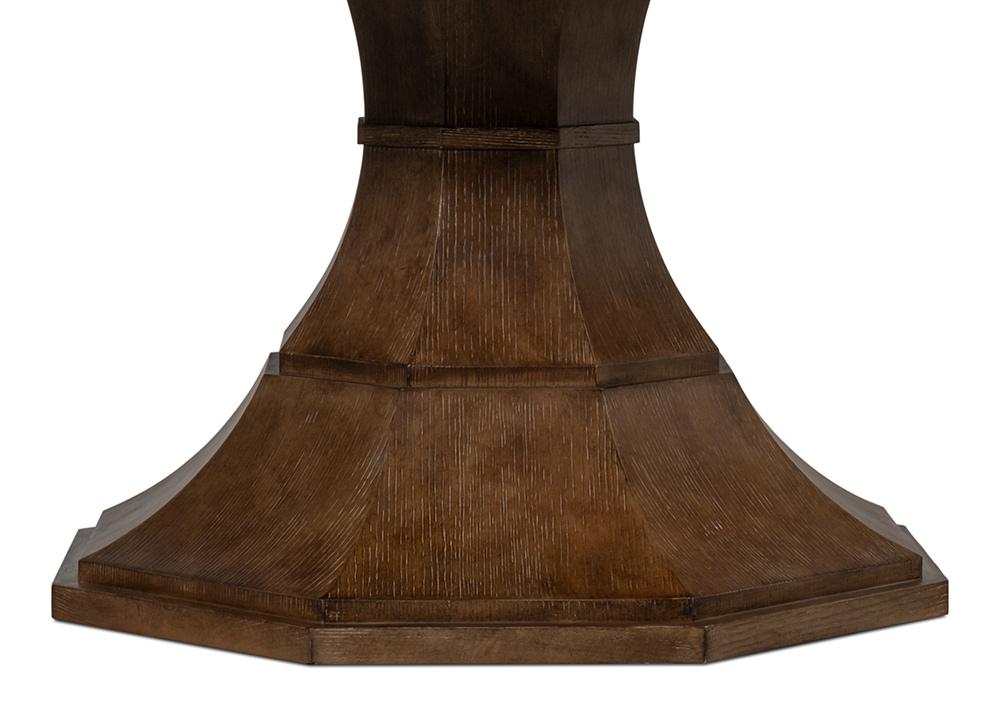 Sarreid Ltd - Giselle Jupe Dining Table, Lg, Lt Mink - 54215-LM veiw 12