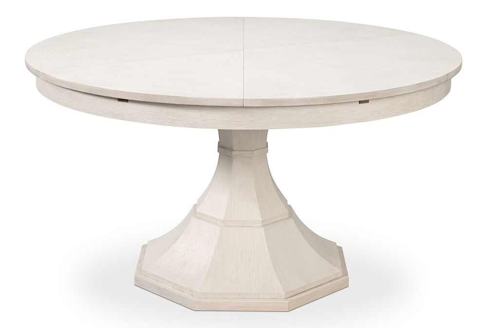 Sarreid Ltd - Giselle Jupe Dining Tbl,Lg,Working White - 54215-WW veiw 1