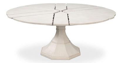 Sarreid Ltd - Giselle Jupe Dining Tbl,Lg,Working White - 54215-WW veiw 4