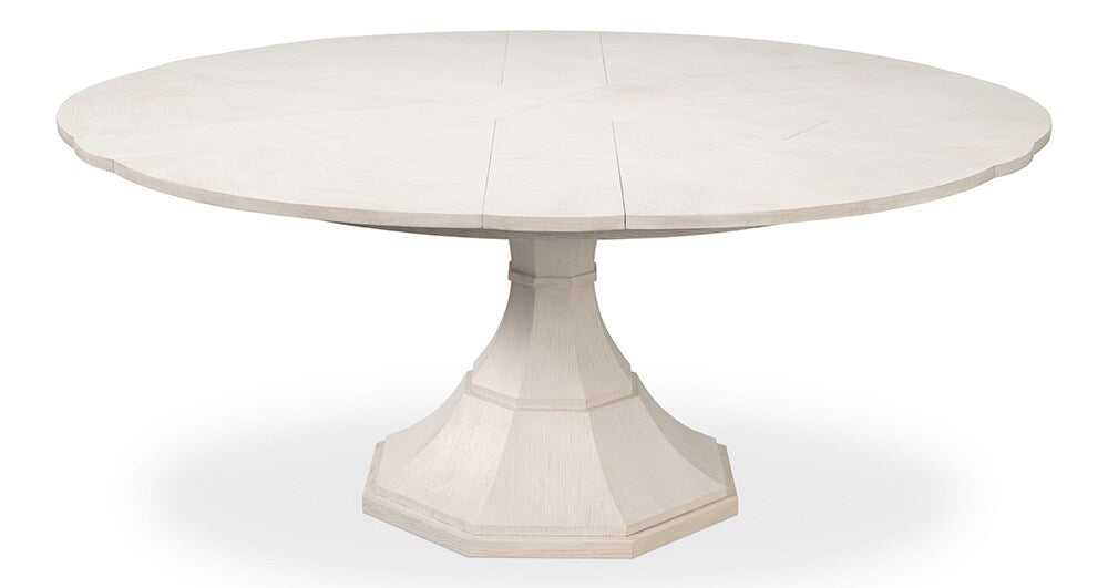 Sarreid Ltd - Giselle Jupe Dining Tbl,Lg,Working White - 54215-WW veiw 5