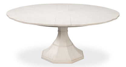 Sarreid Ltd - Giselle Jupe Dining Tbl,Lg,Working White - 54215-WW veiw 5