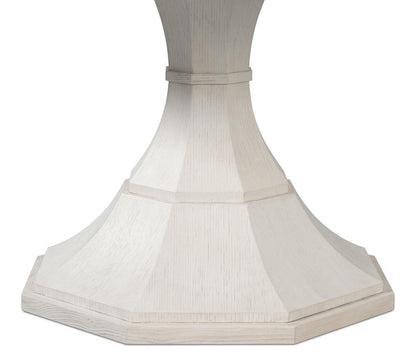 Sarreid Ltd - Giselle Jupe Dining Tbl,Lg,Working White - 54215-WW veiw 11