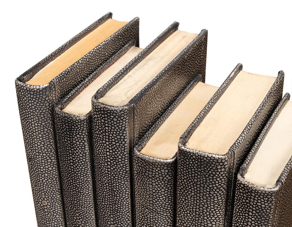 Sarreid Ltd - Shagreen Books, Set Of 12, Antique Grey - 54077-1 veiw 8