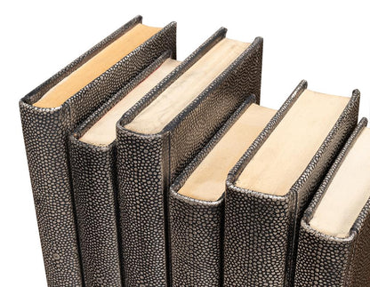 Sarreid Ltd - Shagreen Books, Set Of 12, Antique Grey - 54077-1 veiw 8