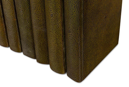 Sarreid Ltd - Shagreen Books, Set Of 12, Leaf - 54077-3 veiw 12