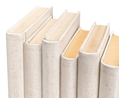 Sarreid Ltd - Shagreen Books, Set Of 12, Osprey White - 54077-4 veiw 8