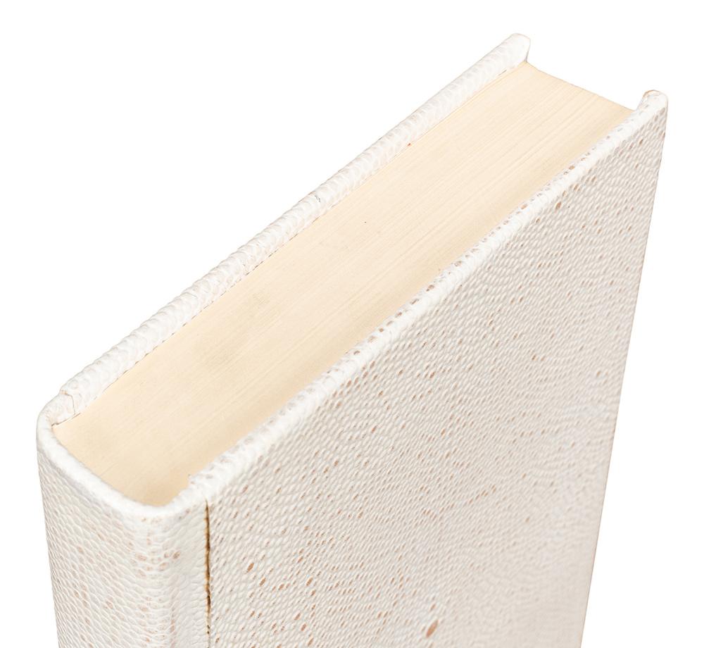 Sarreid Ltd - Shagreen Books, Set Of 12, Osprey White - 54077-4 veiw 10