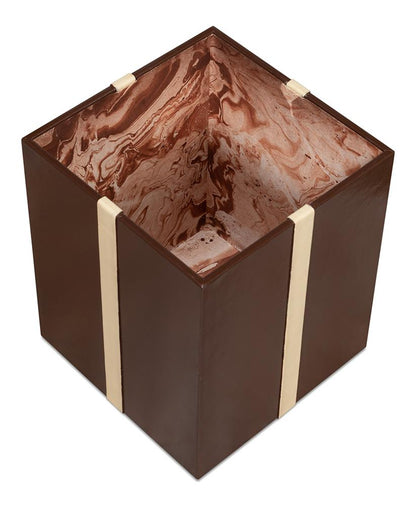 Sarreid Ltd - Ferrell Leather Holiday Boxes,S/3,Choco - 54029 veiw 6