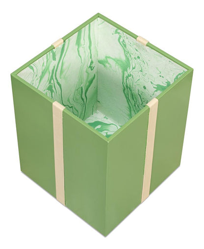 Sarreid Ltd - Ferrell Leather Holiday Boxes,S/3,Green - 54028 veiw 6