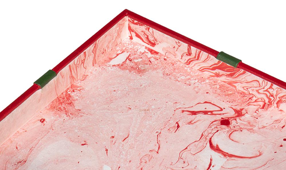 Sarreid Ltd - Ferrell Leather Holiday Boxes,S/3,Red - 54027 veiw 9