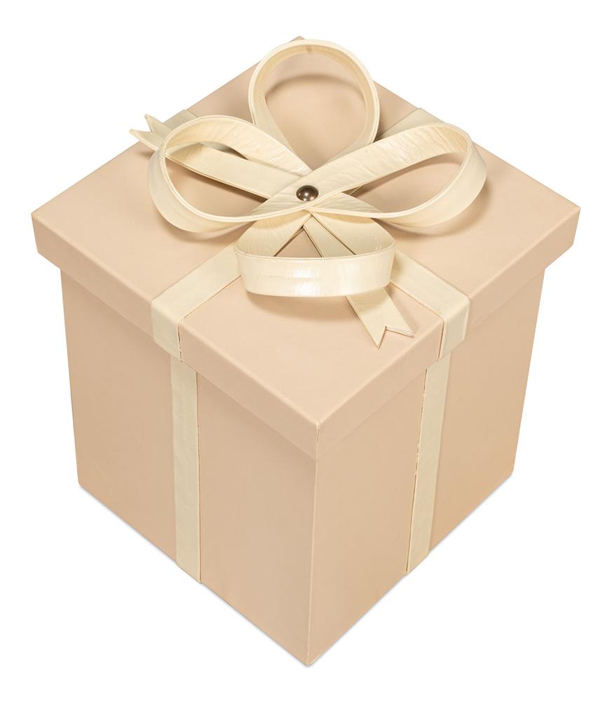 Sarreid Ltd - Ferrell Leather Holiday Boxes,S/3,Taupe - 54026 veiw 5