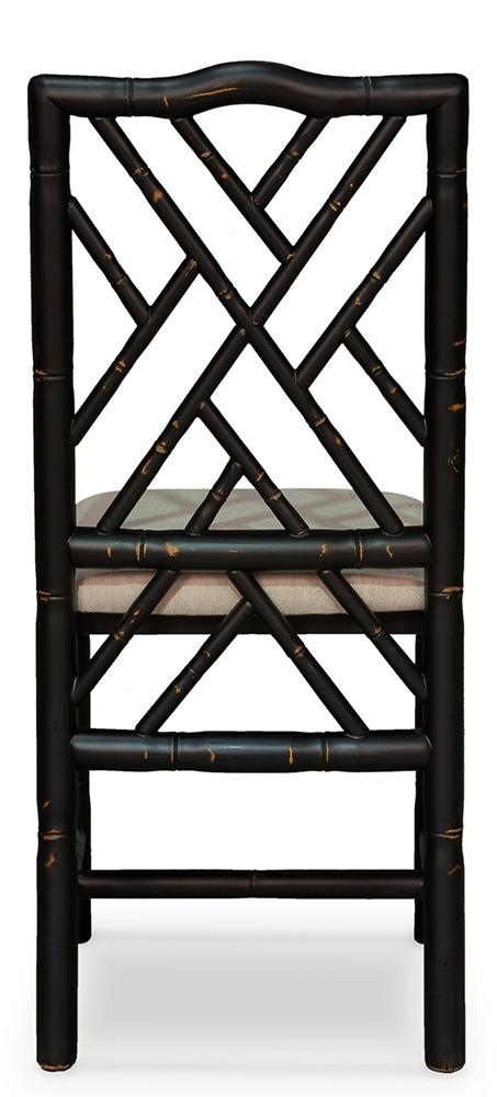 Sarreid Ltd - Brighton Bamboo Side Chair,Black (Set of 2) - 27191 veiw 6