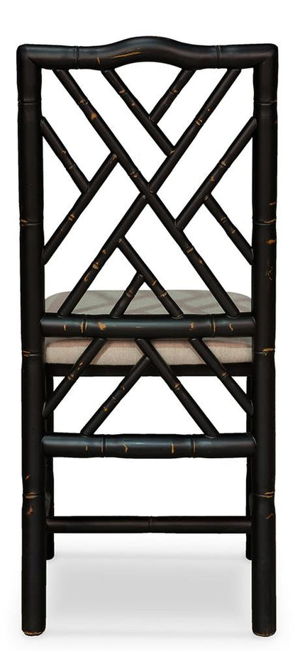 Sarreid Ltd - Brighton Bamboo Side Chair,Black (Set of 2) - 27191 veiw 6