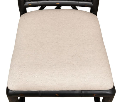 Sarreid Ltd - Brighton Bamboo Side Chair,Black (Set of 2) - 27191 veiw 12