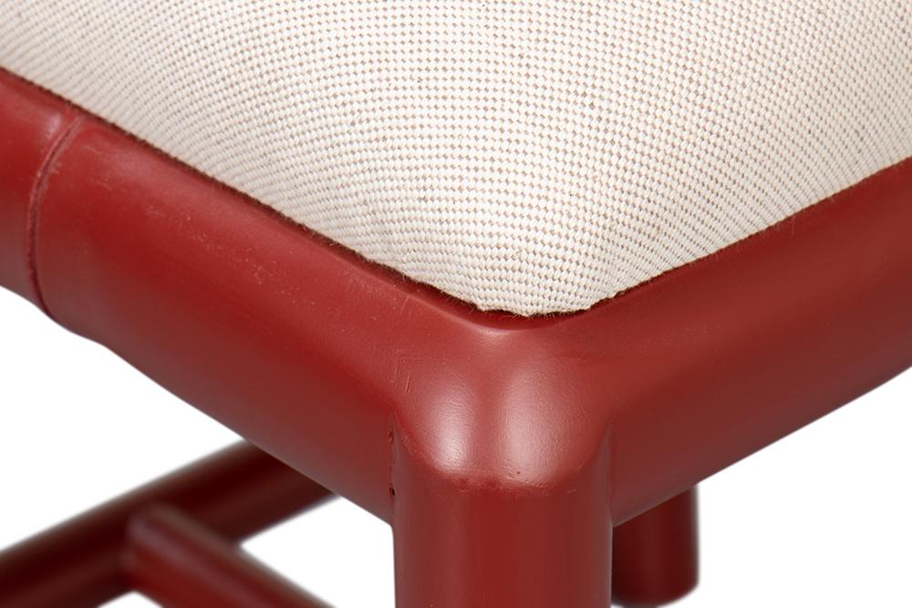 Sarreid Ltd - Brighton Bamboo Side Chair, Red (Set of 2) - 29619 veiw 12