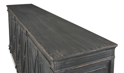 Sarreid Ltd - Marksman Sideboard, Concrete Grey - 40771 veiw 4