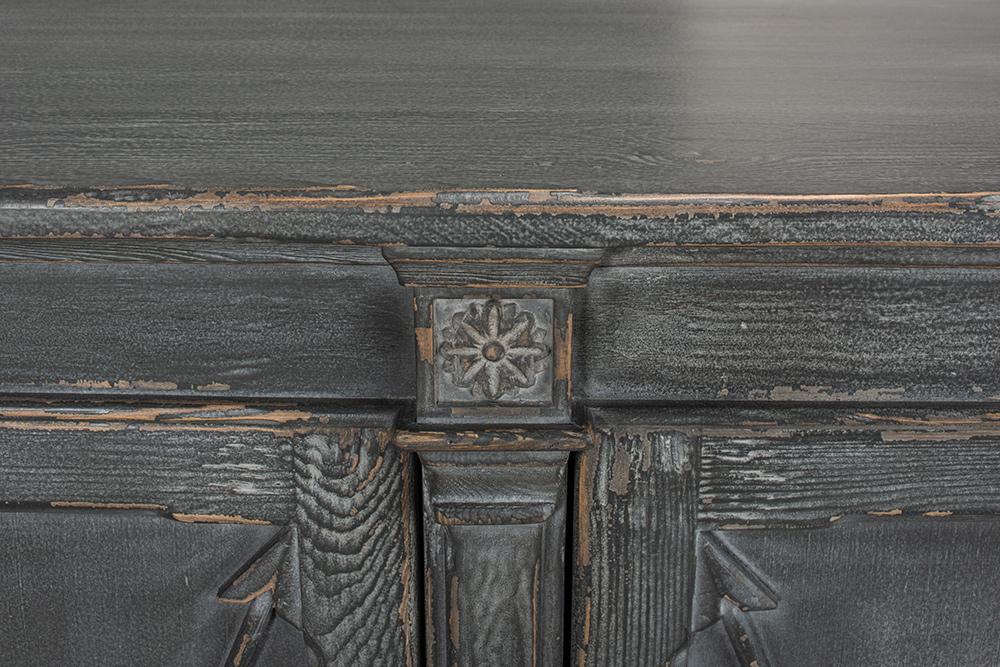 Sarreid Ltd - Marksman Sideboard, Concrete Grey - 40771 veiw 6