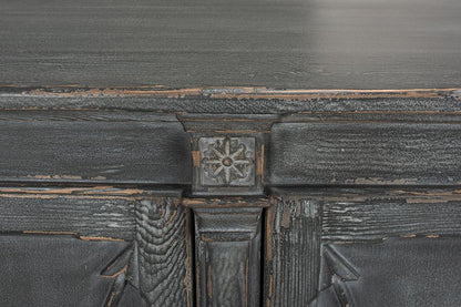 Sarreid Ltd - Marksman Sideboard, Concrete Grey - 40771 veiw 6