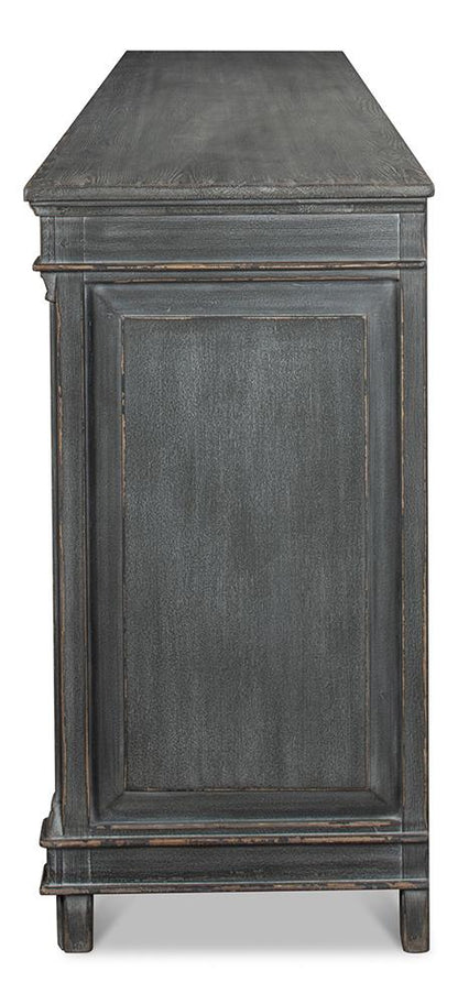 Sarreid Ltd - Marksman Sideboard, Concrete Grey - 40771 veiw 10