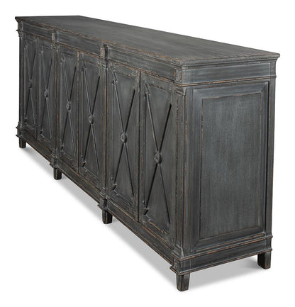 Sarreid Ltd - Marksman Sideboard, Concrete Grey - 40771 veiw 11