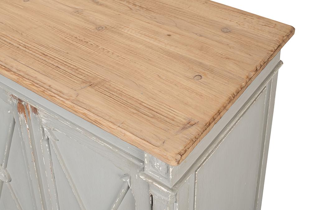 Sarreid Ltd - Marksman Sideboard,Antique Muted Grey - 40426-4 veiw 5