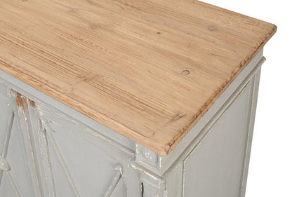 Sarreid Ltd - Marksman Sideboard,Antique Muted Grey - 40426-4 veiw 5