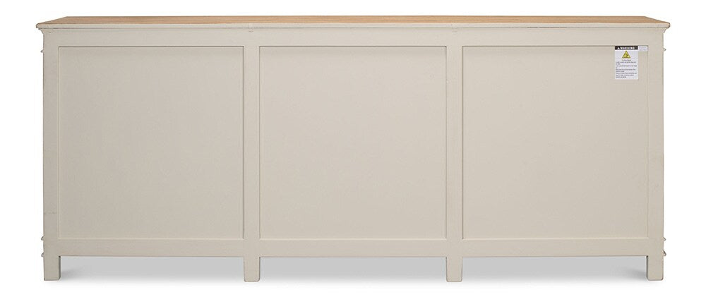 Sarreid Ltd - Marksman Sideboard,Antique Muted Grey - 40426-4 veiw 8