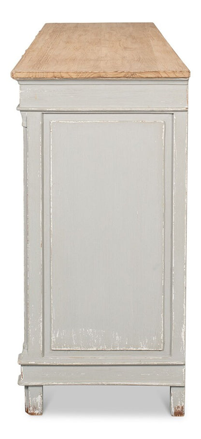 Sarreid Ltd - Marksman Sideboard,Antique Muted Grey - 40426-4 veiw 9